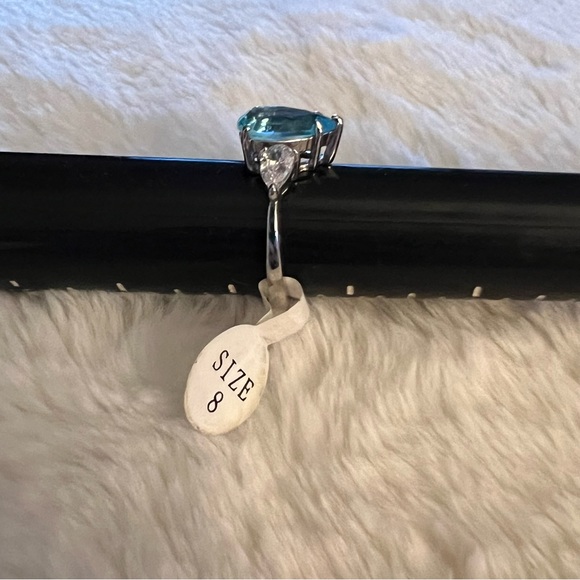 Fragrant Jewels Aquamarine Ring Size 8 - Picture 3 of 3